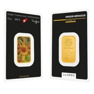10 Gram Argor Heraeus Gold Bar For Sale (New w/ Assay)