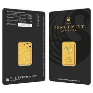 10 Gram Perth Mint Gold Bar For Sale (New w/ Assay)