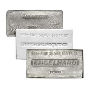 100 oz Engelhard Silver Bar For Sale (Secondary Market)