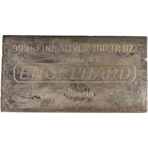 100 oz Engelhard Silver Bar For Sale (Secondary Market) - Image 5