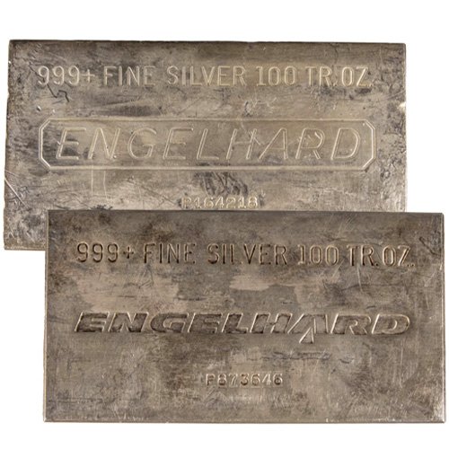 100 oz Engelhard Silver Bar For Sale (Secondary Market) - Image 2