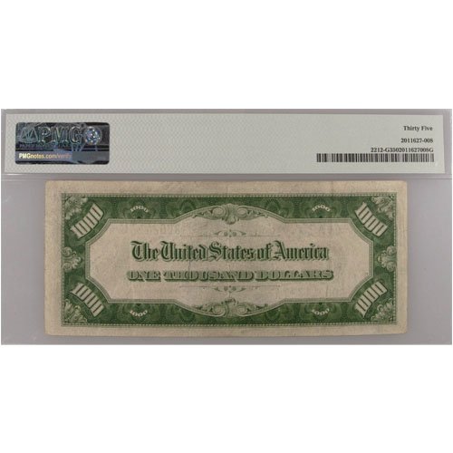 1934 $1000 Federal Reserve Note (PMG Very Fine 35) - Image 2