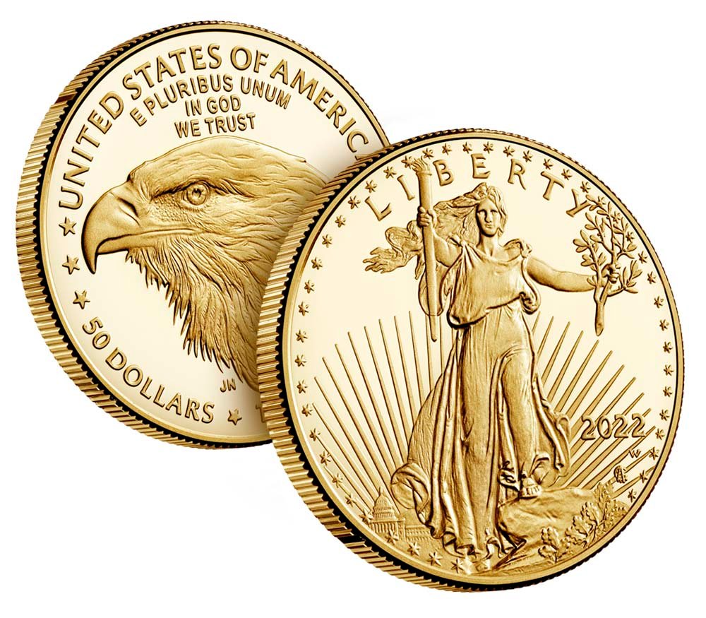 Buy 2022 1 oz American Gold Eagle Coin (BU)