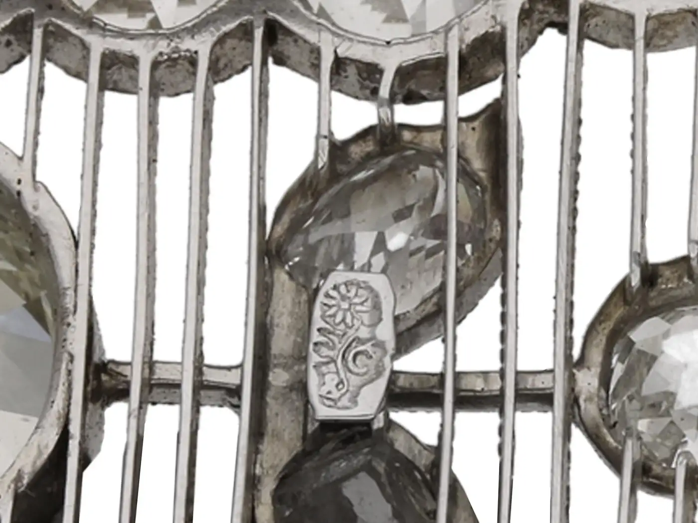 Child & Child Rare Magnificent Diamond Platinum Pendant Brooch, circa 1900 - Image 6