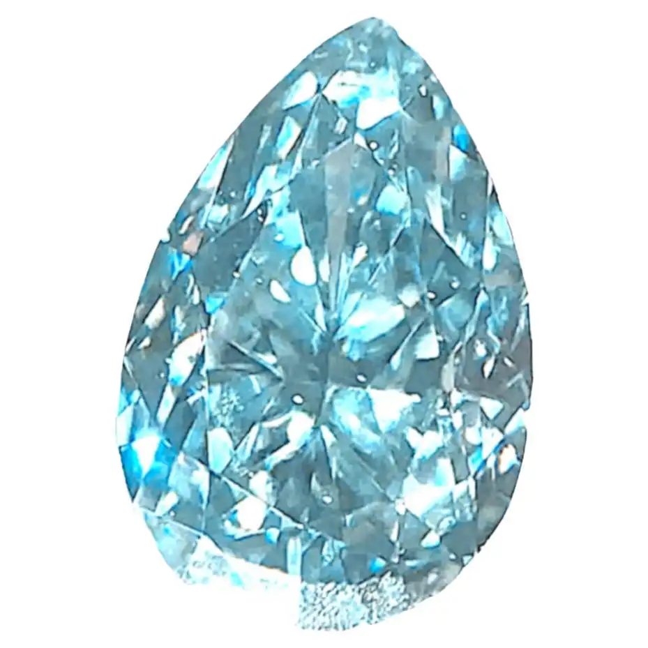 GIA Certified 3.30 Carat Fancy Blue Diamond - Image 3