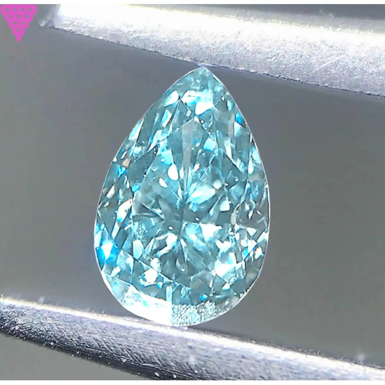 GIA Certified 3.30 Carat Fancy Blue Diamond