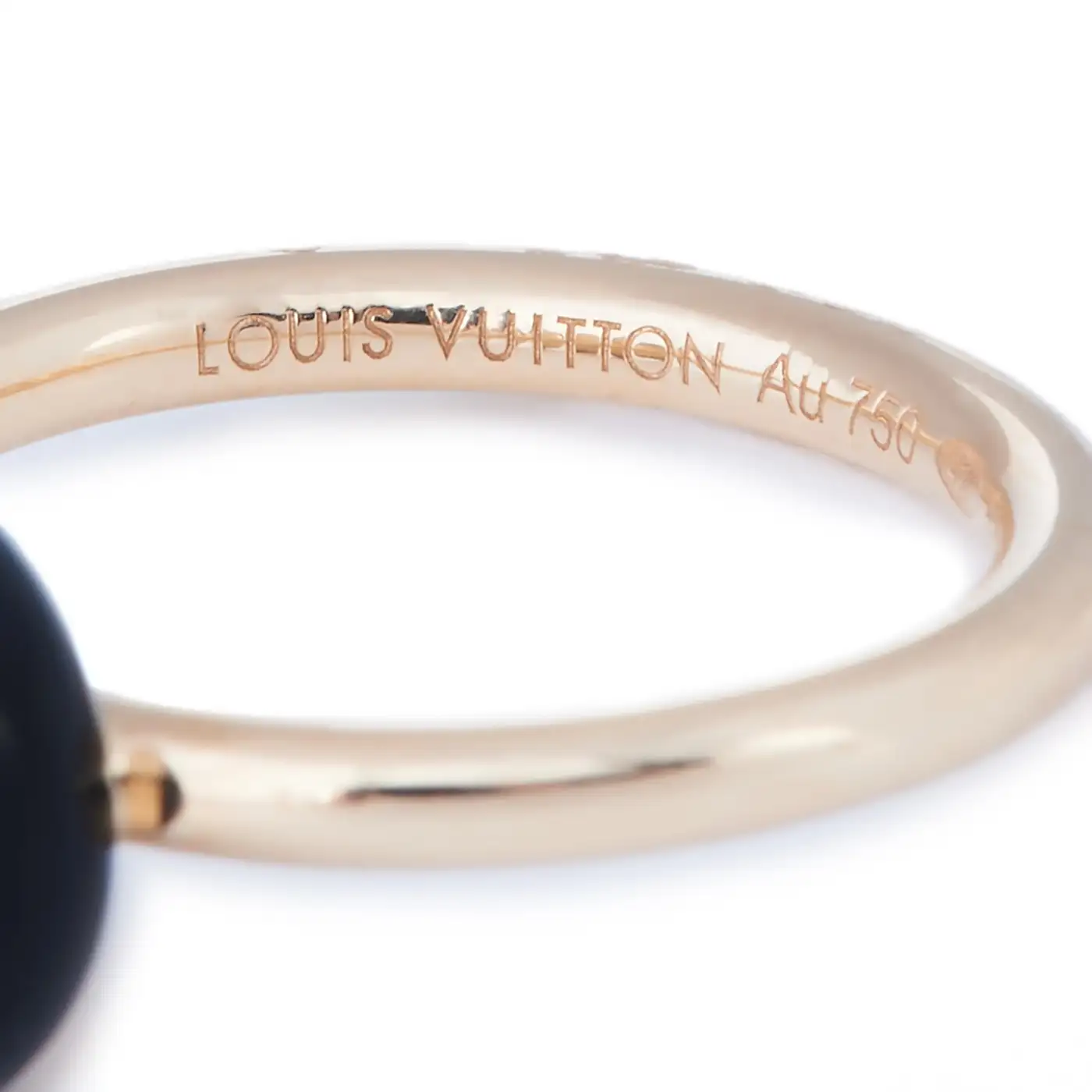 Louis Vuitton B Blossom Onyx and Diamond Ring - Image 5