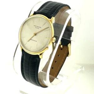 Patek Philippe Calatrava Tiffany 2573/1 White Dial Custom Strap 33mm