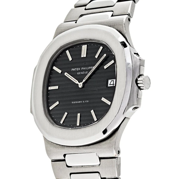 Patek Philippe Nautilus Vintage 3700/11 Tiffany and Co. Steel Black Dial - Image 2