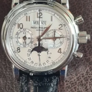 Patek Philippe Perpetual Calendar Chronograph 5004P Perpetual Calendar Chronograph Platinum 100 NEVER USED Full Set