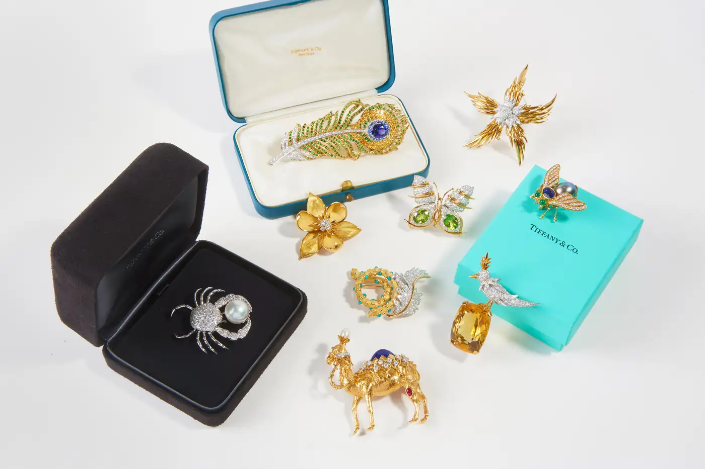 Peridot and Diamond Butterfly Brooch Jean Schlumberger for Tiffany & Co. - Image 6