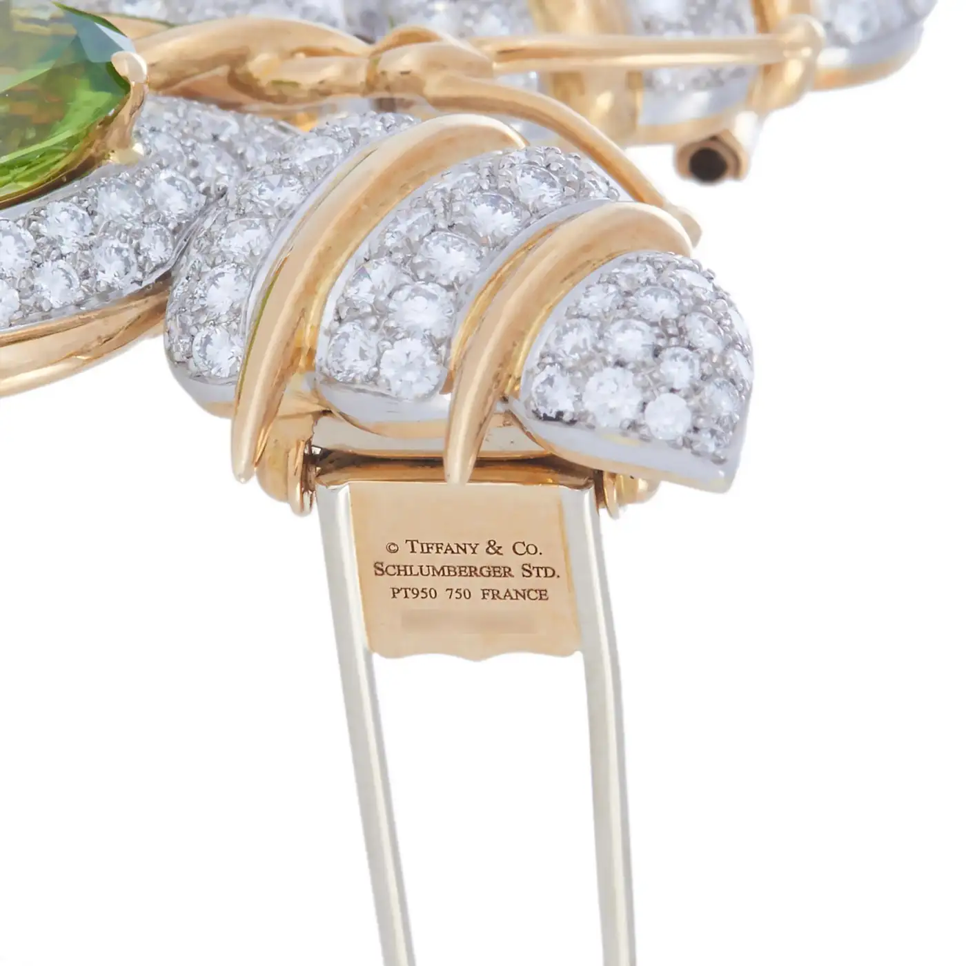 Peridot and Diamond Butterfly Brooch Jean Schlumberger for Tiffany & Co. - Image 4