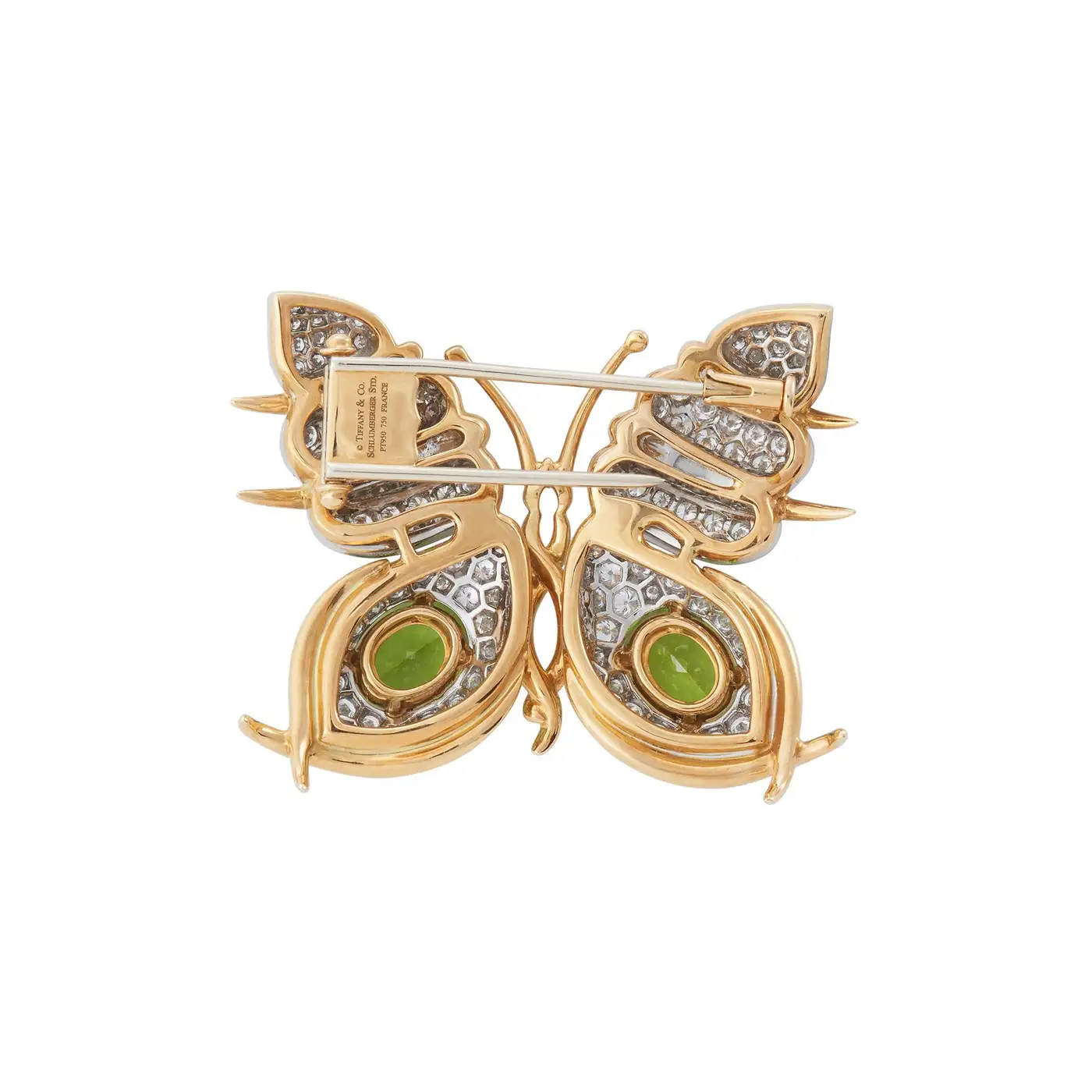 Peridot and Diamond Butterfly Brooch Jean Schlumberger for Tiffany & Co. - Image 3