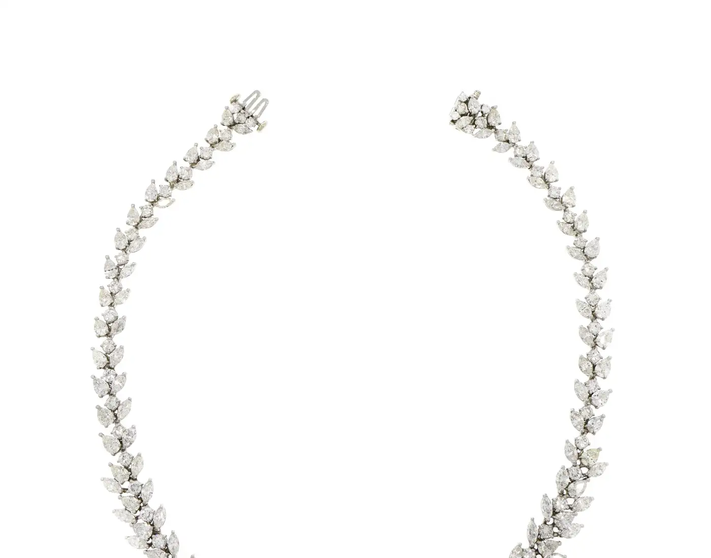 Platinum Estate 54.84 Carat Diamond Necklace - Image 5