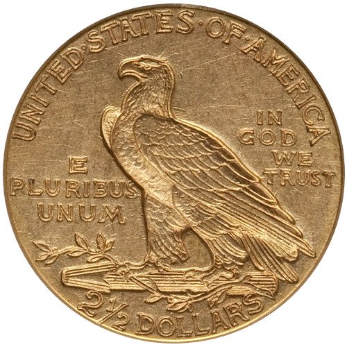 Pre-33 $2.50 Indian Gold Quarter Eagle Coin (AU) - Image 2