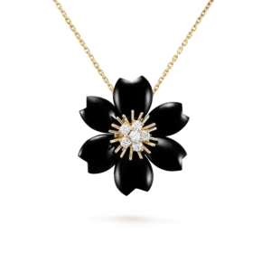 Rose de Noël clip pendant For Sale – small model