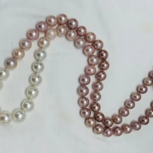 Superb Pink Pearl Ombre Necklace