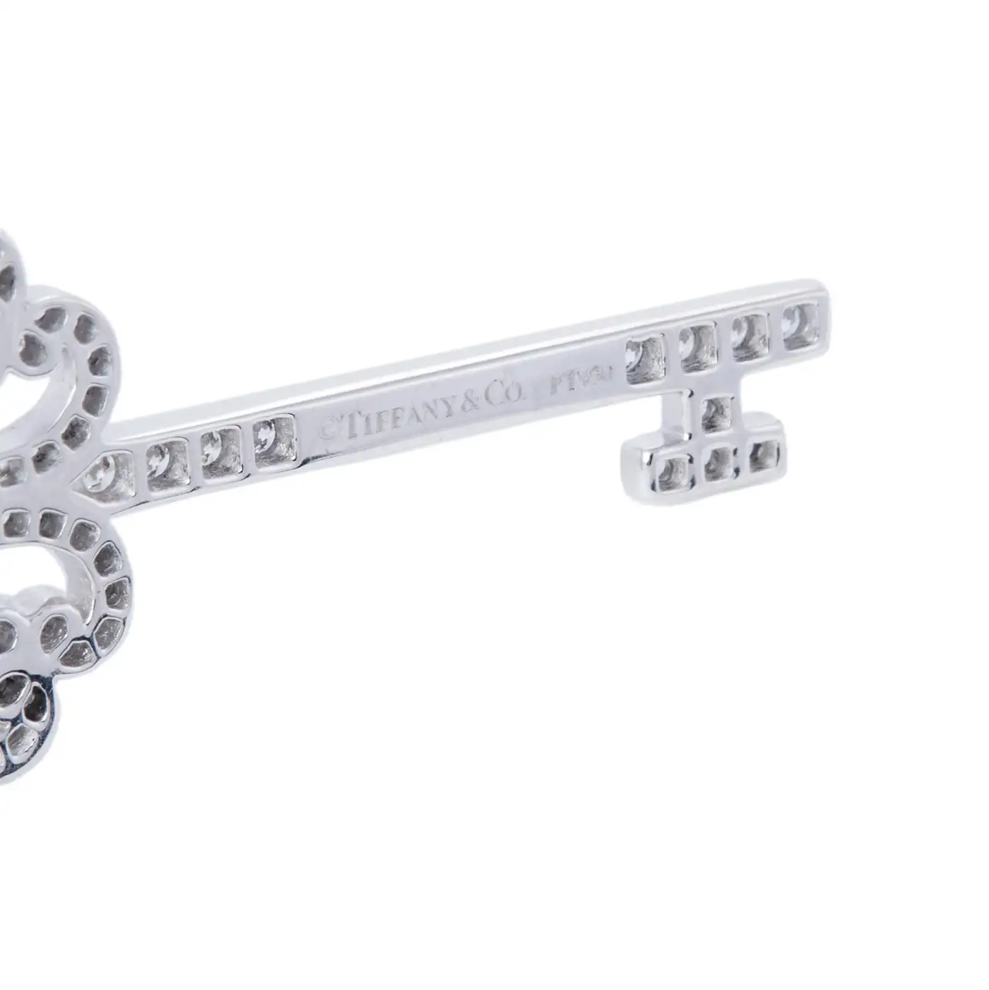 Tiffany & Co. Quatra Heart Platinum and Diamond Pendant Necklace - Image 4