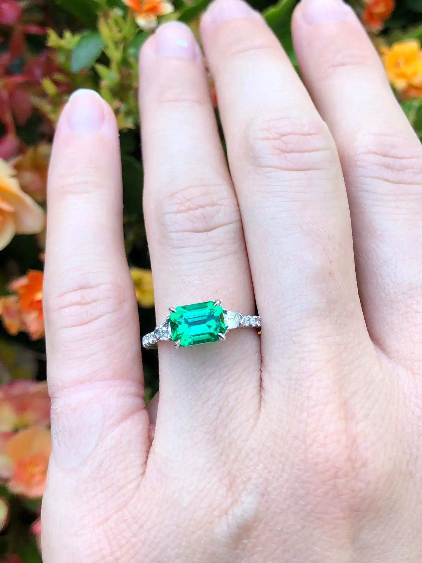 Untreated Emerald Ring 1.47 Carat No Oil AGL Certified Panjshir Afghanistan - Image 7