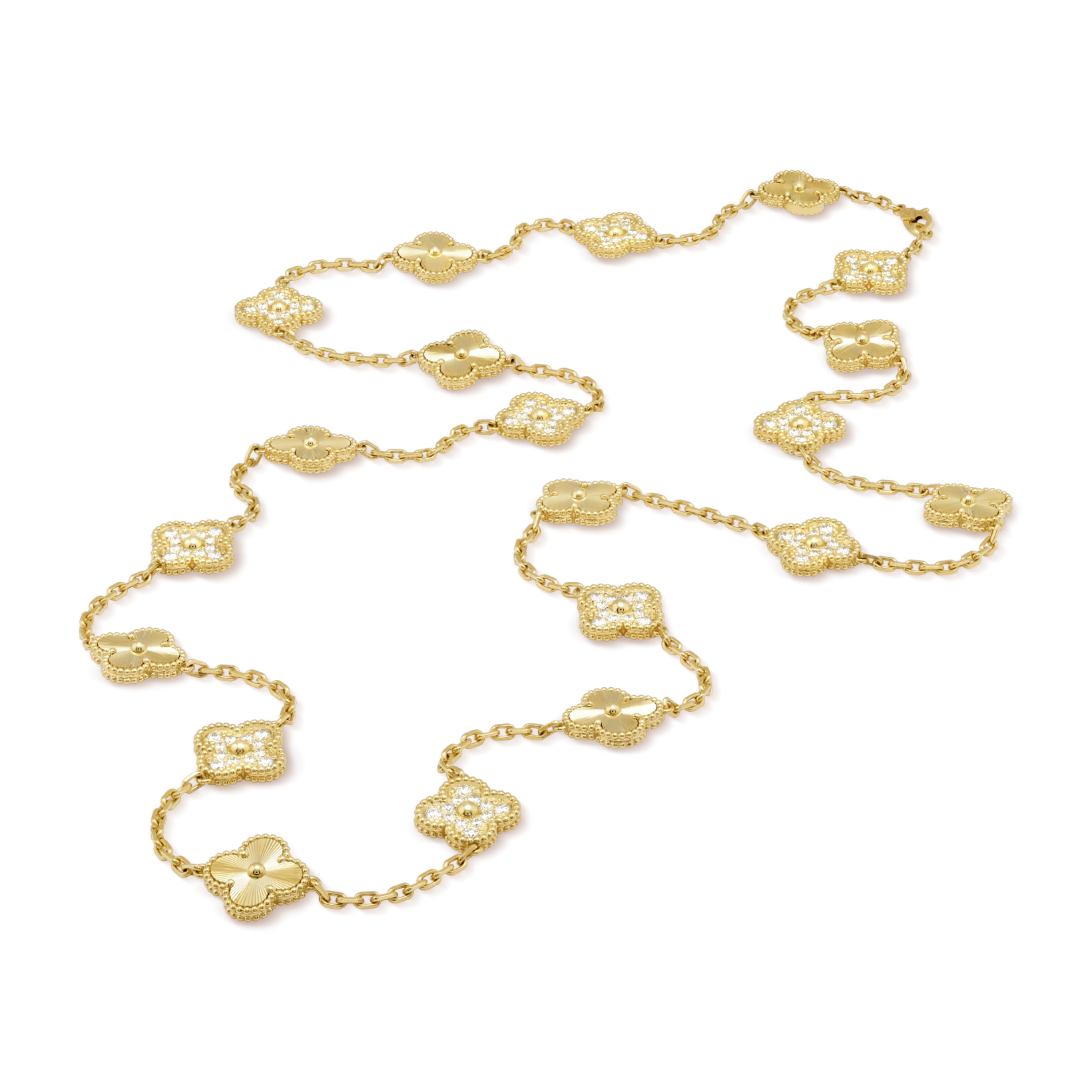 Buy Vintage Alhambra long necklace - 20 motifs - Image 5